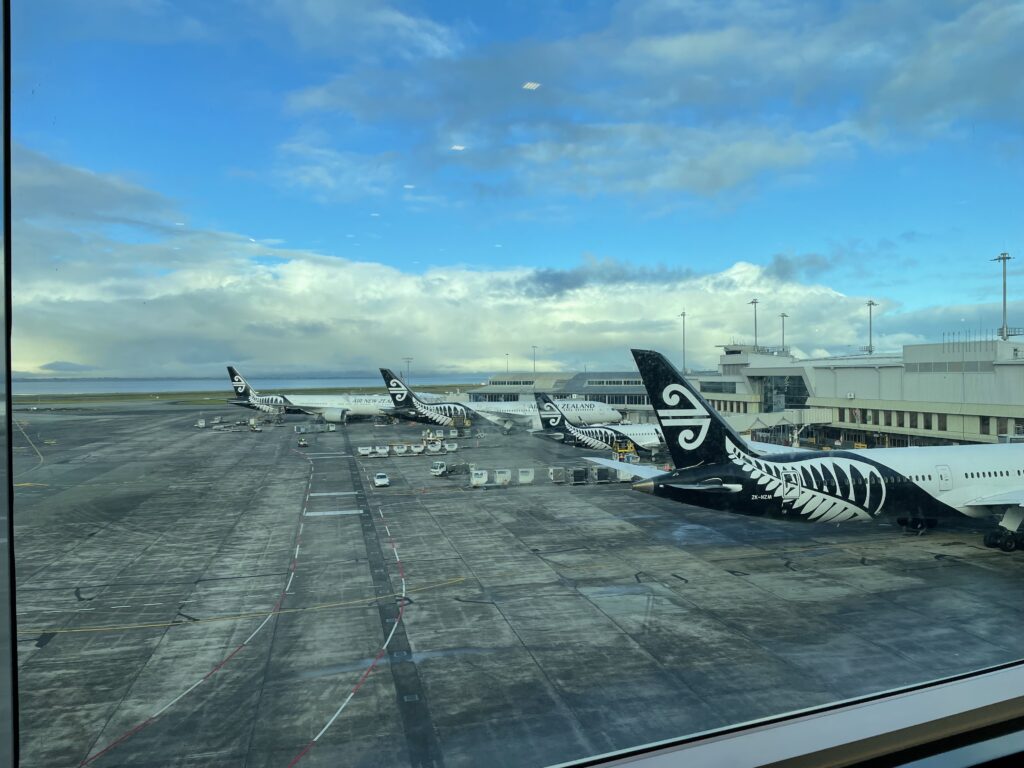 ニュージーランド航空の飛行機