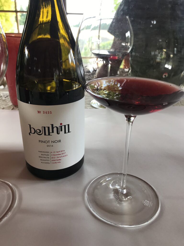 ベルヒルでピノノワールテイスティング