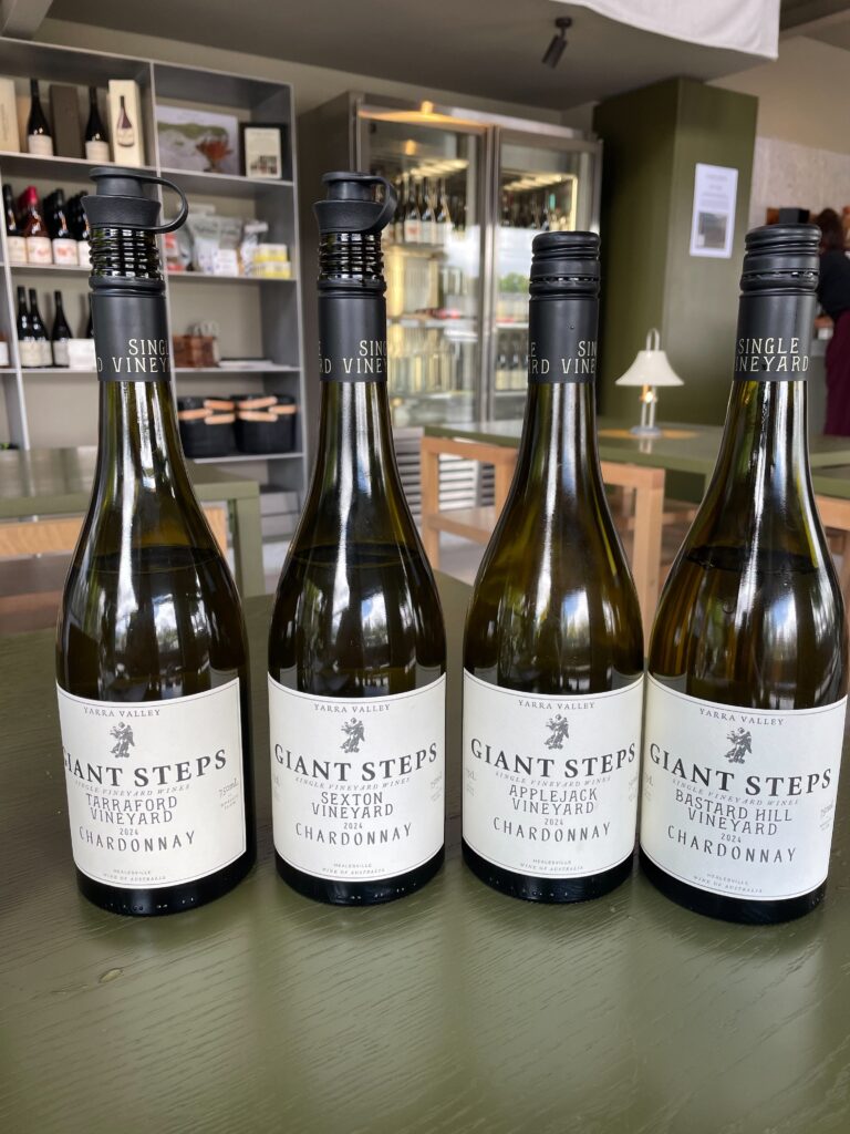 ジャイアントステップスのシングルヴィンヤードシャルドネ